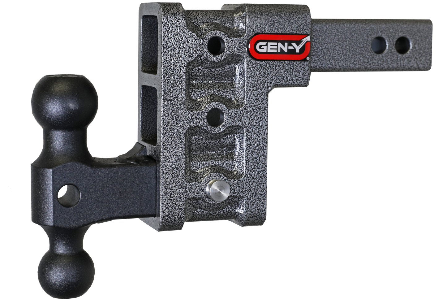 Mega Duty 2 Inch Shank 5 Inch Drop 2K TW 16K Hitch & GH-051 Dual-Ball Gen Y Hitch