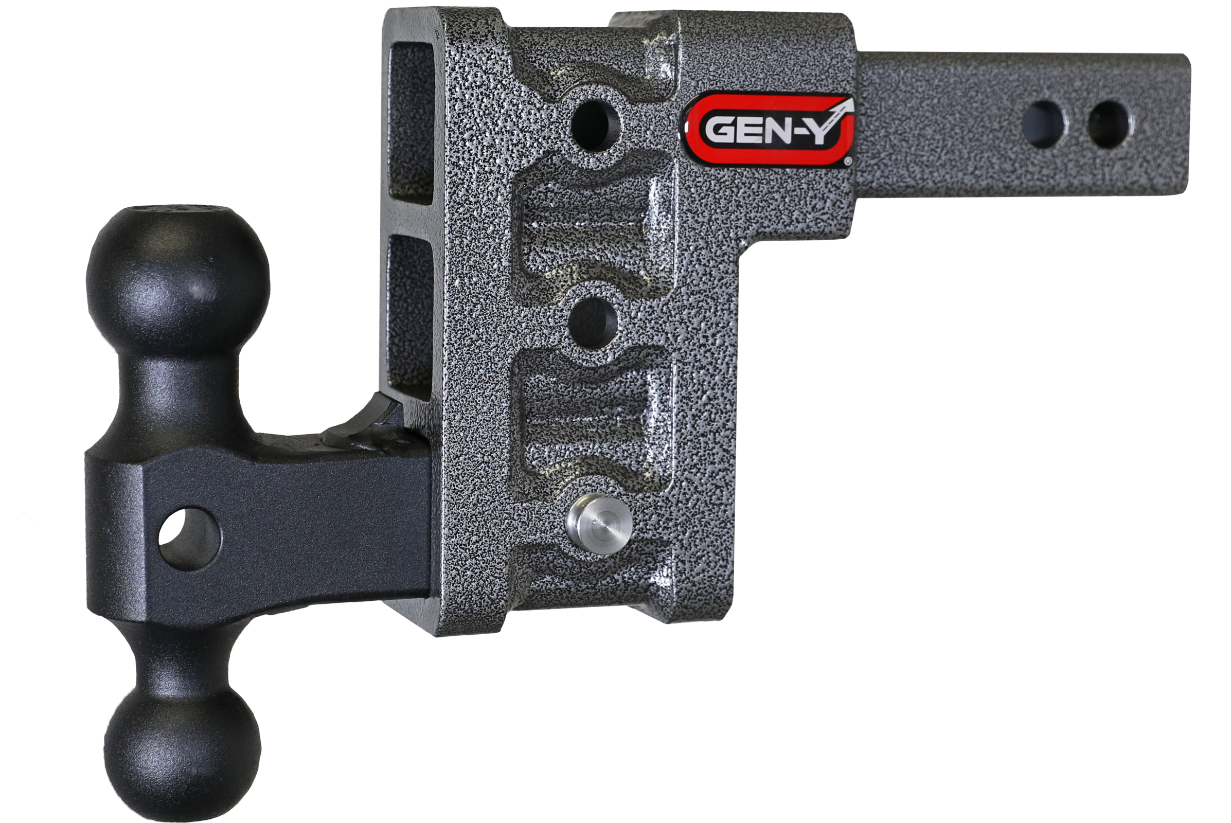Mega Duty 2 Inch Shank 5 Inch Drop 2K TW 16K Hitch & GH-051 Dual-Ball Gen Y Hitch