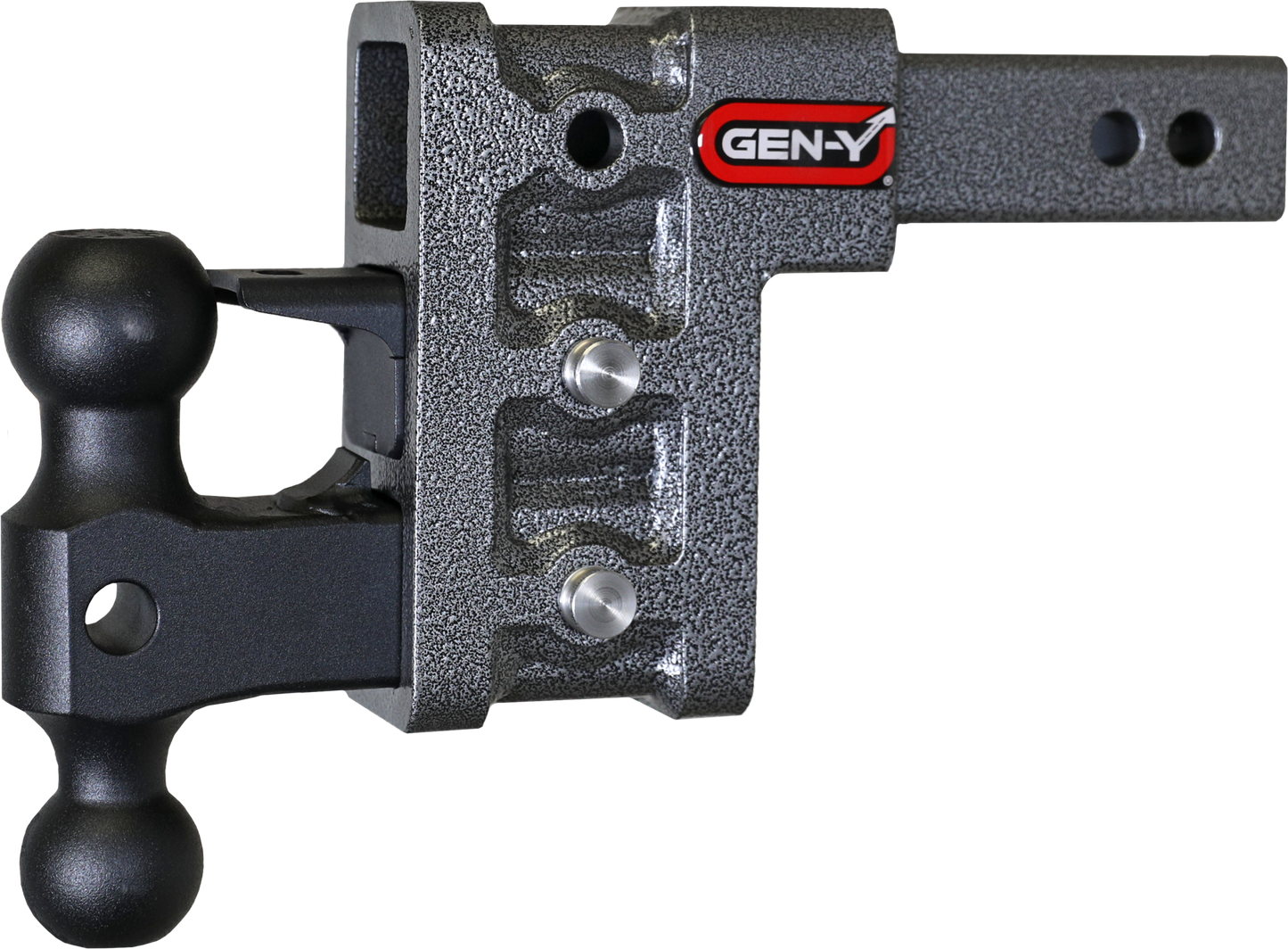 Mega Duty 2 Inch Shank 5 Inch Drop 2K TW 16K Hitch & GH-051 Dual-Ball & GH-032 Pintle Lock Gen Y Hitch