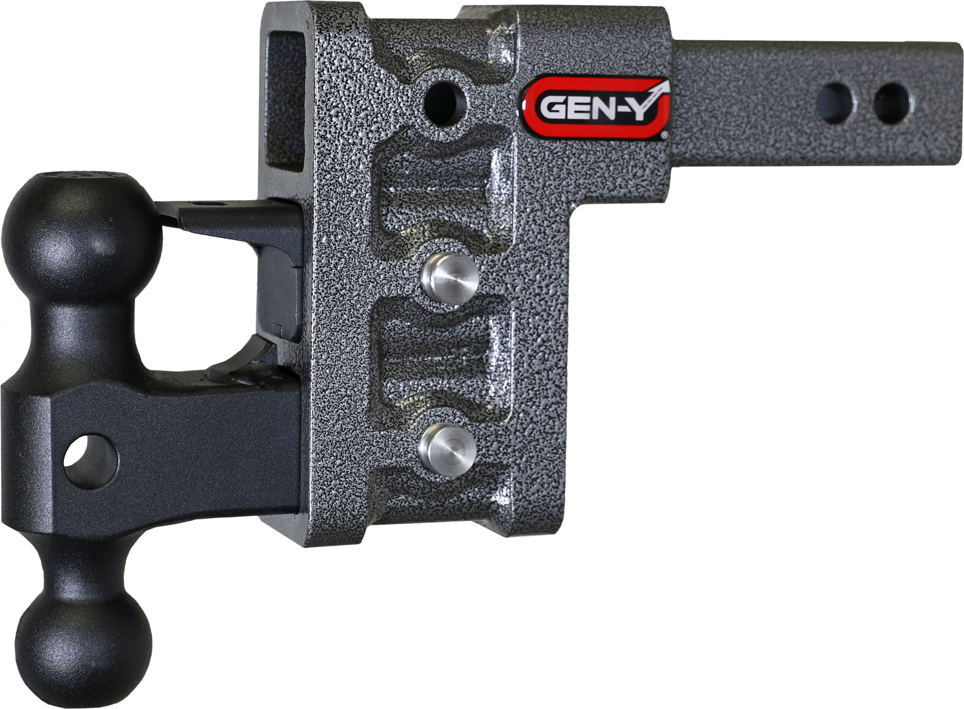 Mega Duty 2 Inch Shank 5 Inch Drop 2K TW 16K Hitch & GH-051 Dual-Ball & GH-032 Pintle Lock Gen Y Hitch