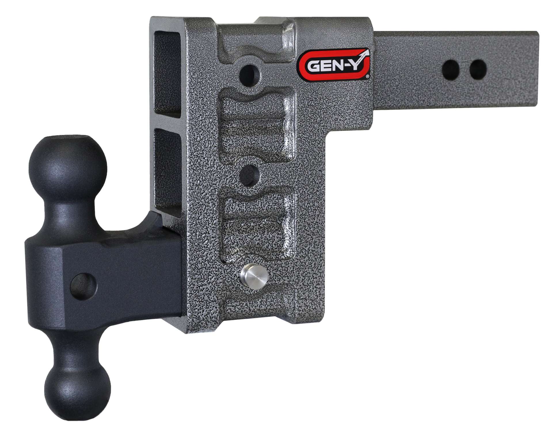 Mega Duty 2.5 Inch Shank 6 Inch Drop 3K TW 21K Hitch & GH-061 Dual-Ball Gen Y Hitch
