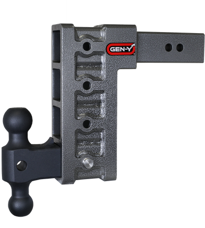 Mega Duty 2.5 Inch Shank 9 Inch Drop 3K TW 21K Hitch & GH-061 Dual-Ball Gen Y Hitch