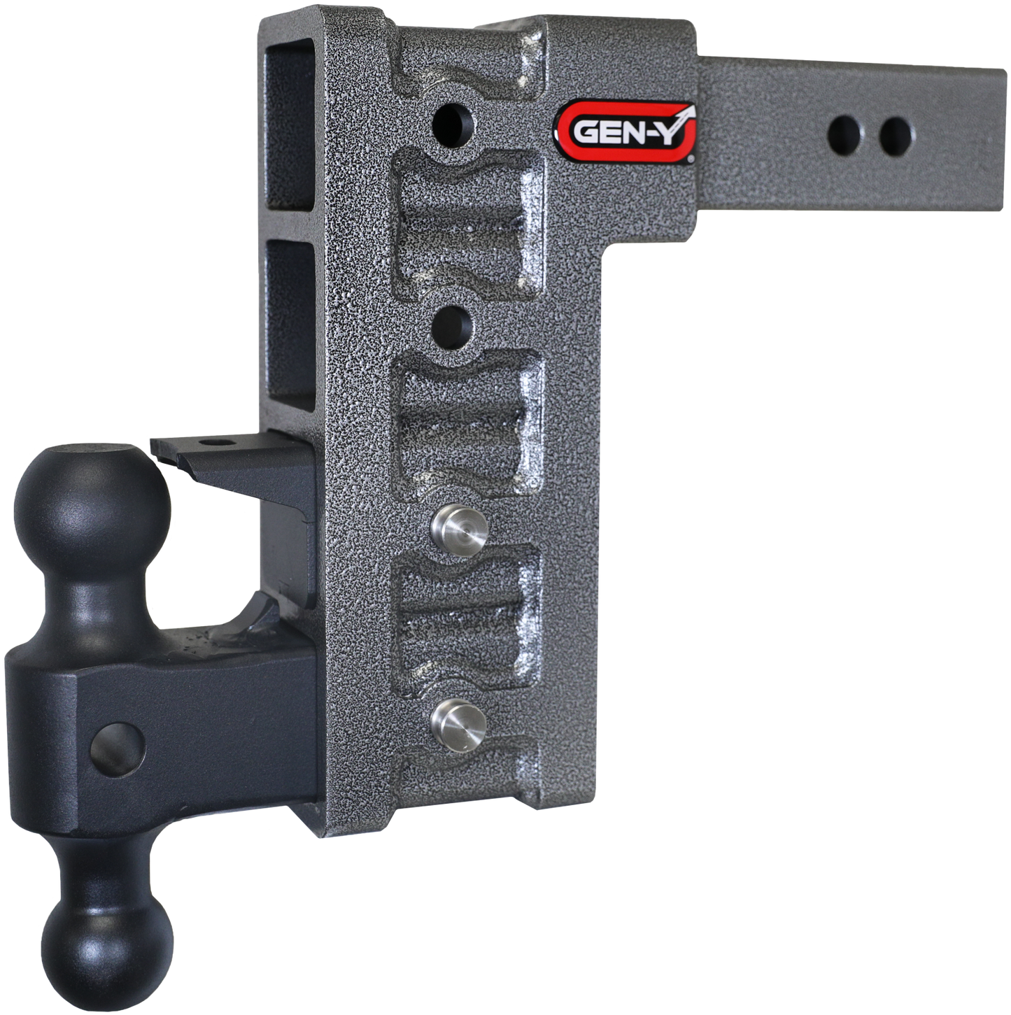 Mega Duty 2.5 Inch Shank 9 Inch Drop 3K TW 21K Hitch & GH-061 Dual-Ball & GH-062 Pintle Lock Gen Y Hitch