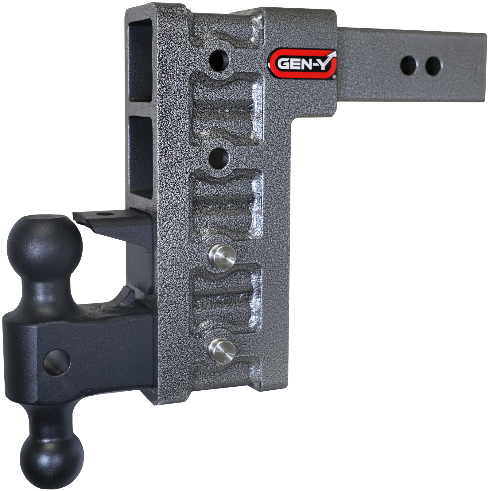 Mega Duty 2.5 Inch Shank 9 Inch Drop 3K TW 21K Hitch & GH-061 Dual-Ball & GH-062 Pintle Lock Gen Y Hitch