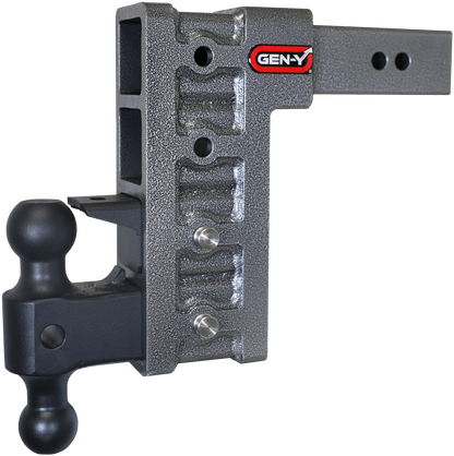 Mega Duty 2.5 Inch Shank 9 Inch Drop 3K TW 21K Hitch & GH-061 Dual-Ball & GH-062 Pintle Lock Gen Y Hitch