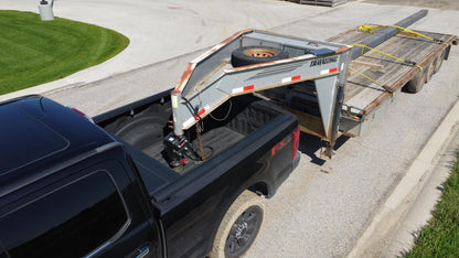 Spartan Torsion Flex Snap Latch 2.5 Inch Offset 4 Inch Square Tube Gooseneck 2 5/16 Inch Coupler Standard Height 6.5K TW 30K Towing Includes GH-098 Pin & Pull Rod Gen Y Hitch
