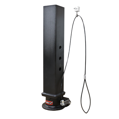 The Viking Gooseneck Static Hitch SnapLatch 2 5/16 Inch Coupler 4 Inch SQ Tube 8.5K TW 30K Max Towing W/Pull Cable Gen Y Hitch