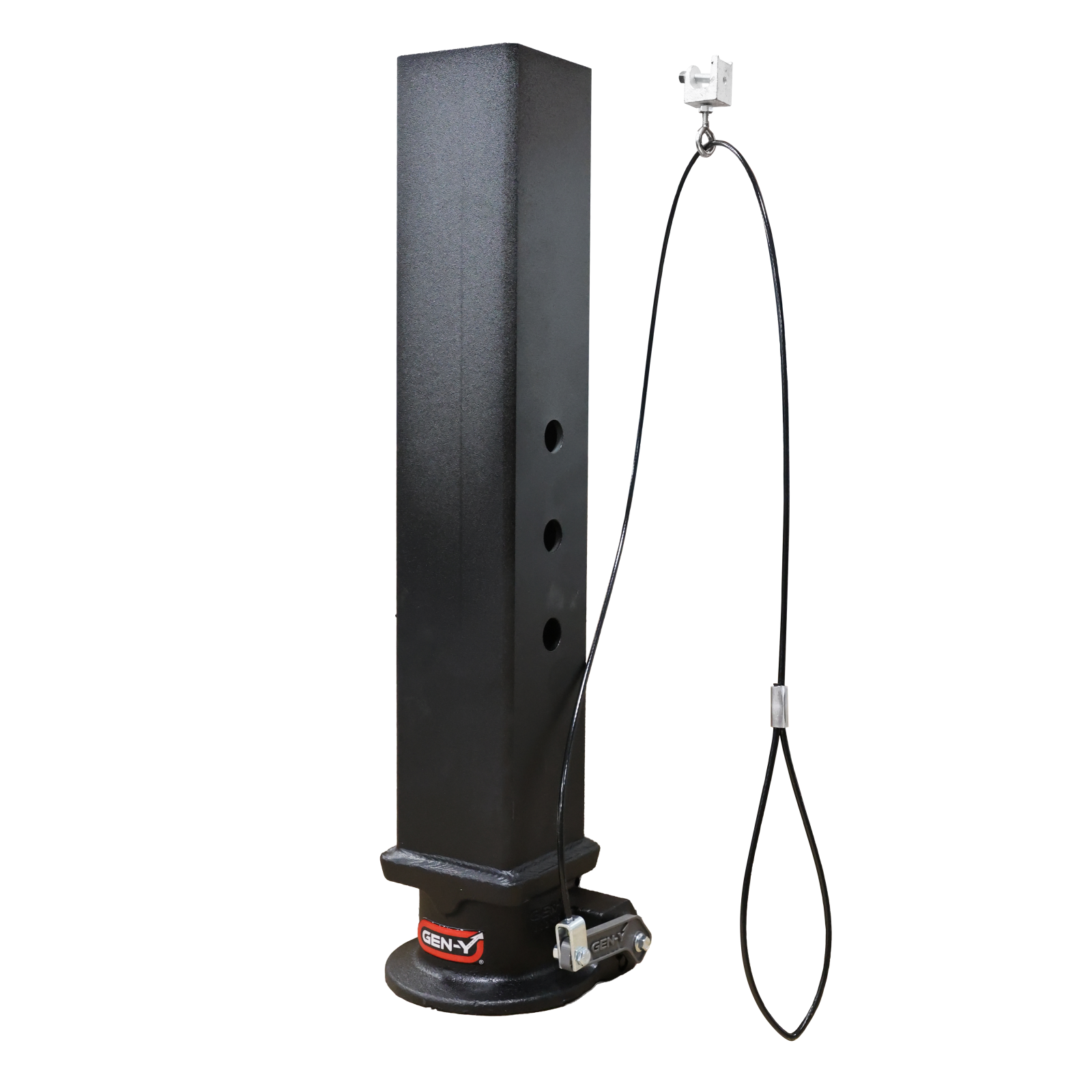 The Viking Gooseneck Static Hitch SnapLatch 2 5/16 Inch Coupler 4 Inch SQ Tube 8.5K TW 30K Max Towing W/Pull Cable Gen Y Hitch