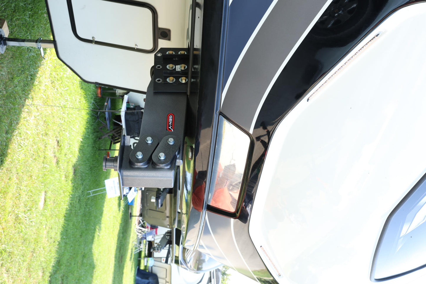 Executive Torsion Flex Fifth Wheel King Pin Box 3.5K 6.5K pin weight range 30K Towing Gen Y Hitch