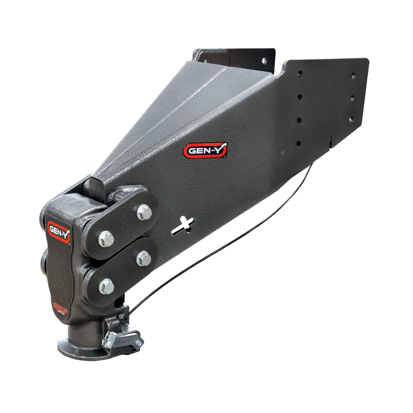 Executive Torsion Flex SpLatch Rhino Fifth Wheel Pin Box Replacement with Gooseneck 2 5/16 Inch Coupler 3.5K 6.5K pin weight range 30K Towing Gen Y Hitch