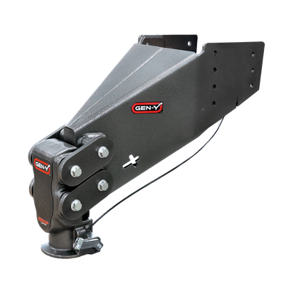 Executive Torsion Flex SpLatch Rhino Fifth Wheel Pin Box Replacement with Gooseneck 2 5/16 Inch Coupler 3.5K 6.5K pin weight range 30K Towing Gen Y Hitch