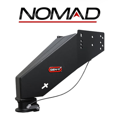 Nomad Static Fifth Wheel to Gooseneck 2 5/16 Inch Coupler 6.5K TW 30K Overall Towing Texture Black Fits 1621, 1116, & 1716 Frames Gen Y Hitch