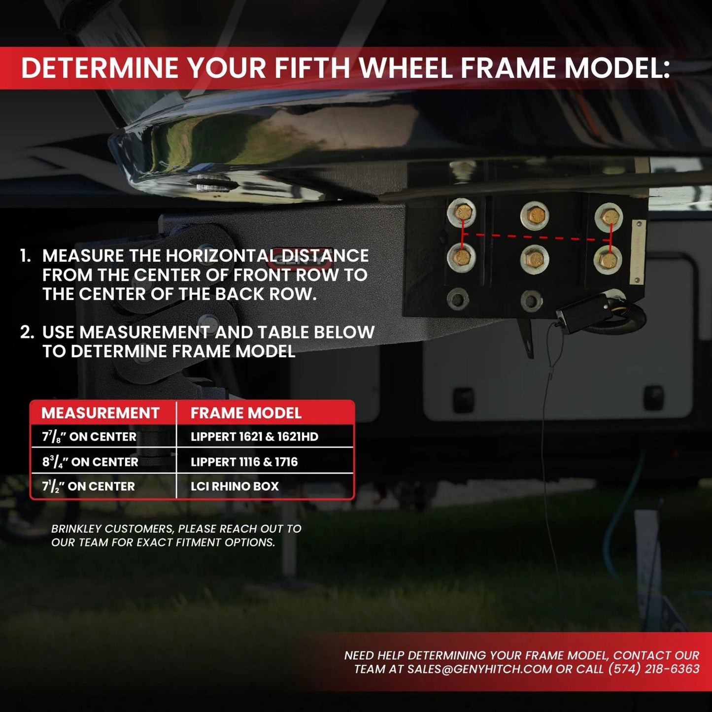 Nomad Static Fifth Wheel to Gooseneck 2 5/16 Inch Coupler 6.5K TW 30K Overall Towing Texture Black Fits 1621, 1116, & 1716 Frames Gen Y Hitch