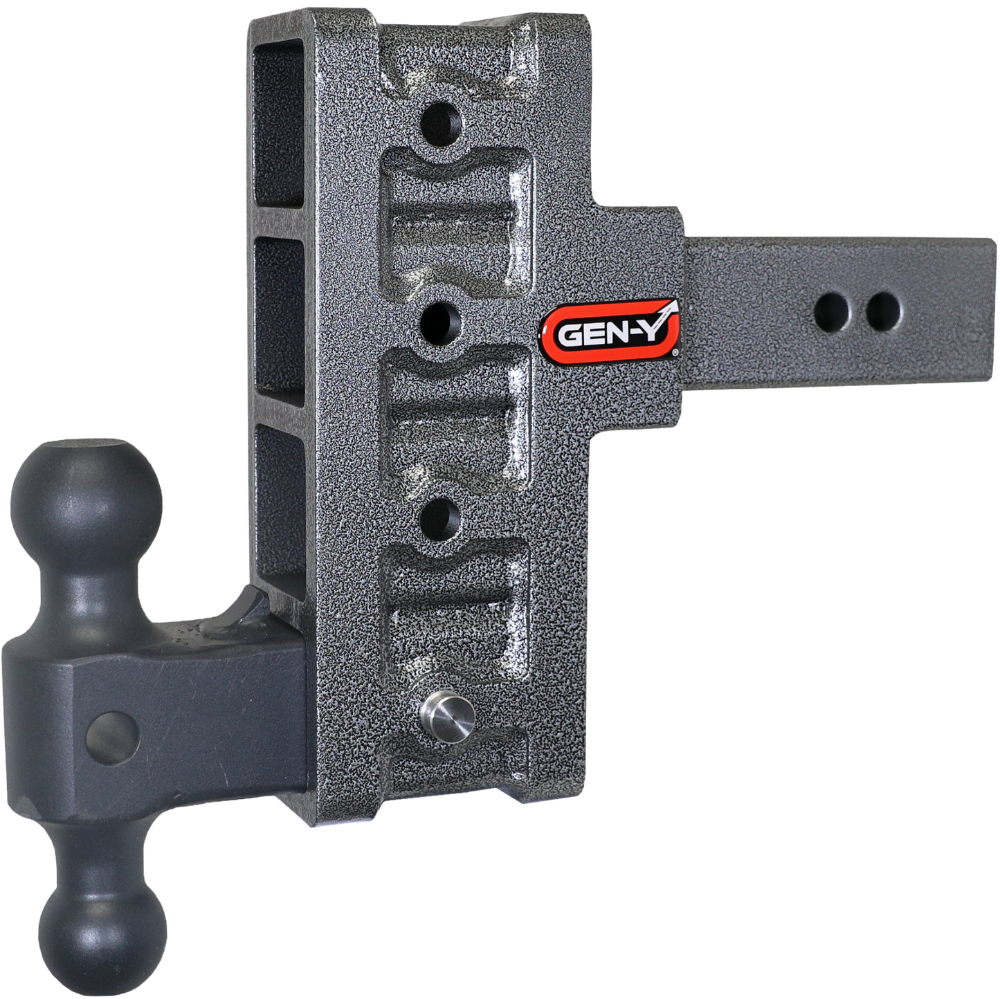 Mega Duty 2.5 Inch Offset Shank 3 Inch Rise, 6 Inch Drop 3K TW 21K Hitch & GH-061 Dual-Ball Gen Y Hitch