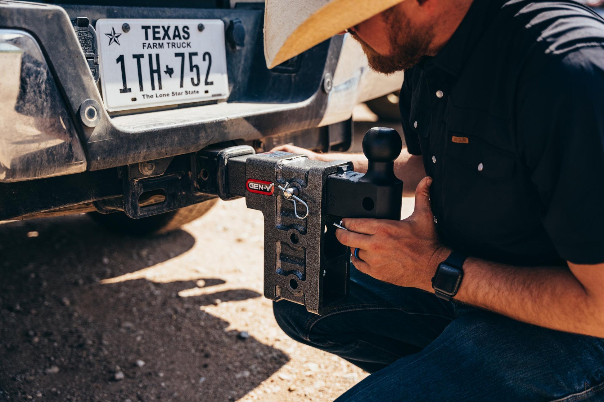 Mega Duty 2.5 Inch Offset Shank 3 Inch Rise, 6 Inch Drop 3K TW 21K Hitch & GH-061 Dual-Ball & GH-062 Pintle Lock Gen Y Hitch