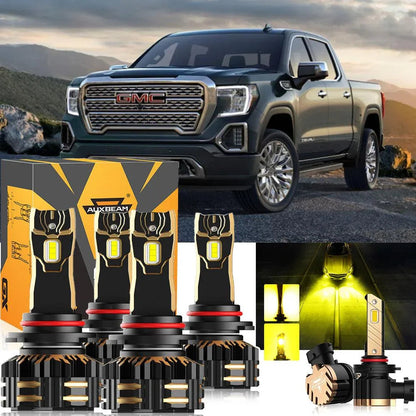 For 2007 GMC Sierra 1500 Classic 9005 LED Headlight Bulbs Bundle