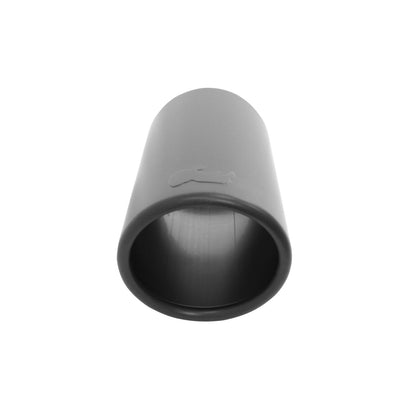Black Powder Coated Stainless Steel Exhaust Tip Textured Black Go Rhino