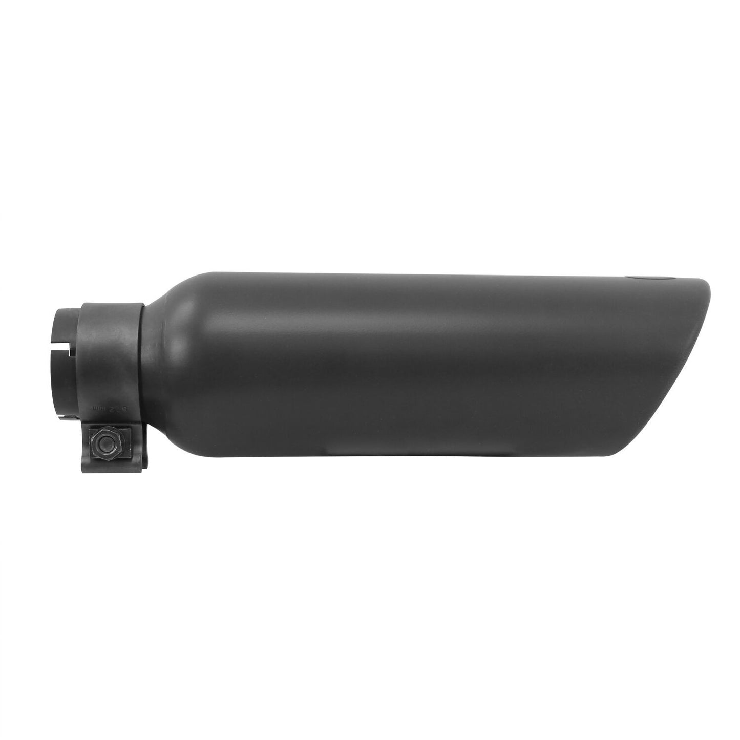 Black Powder Coated Stainless Steel Exhaust Tip Textured Black Go Rhino