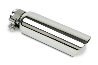 Stainless Steel Exhaust Tip 10 Inch Inlet Size: 3.0 Inch Outlet Size: 4.0 Inch Polished Stainless Steel Kit Go Rhino