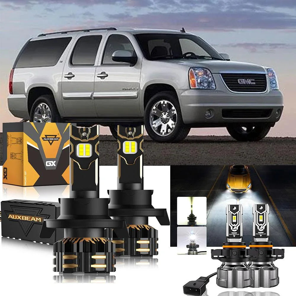 For 2007-2013 GMC Yukon XL 2500 H13 LED Headlight Bulbs