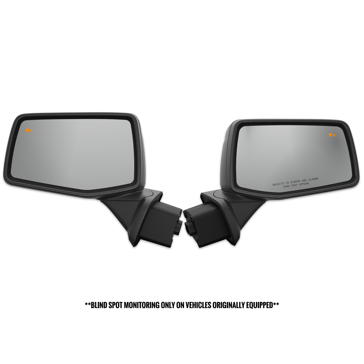 2019-2026 Chevy Silverado 1500 Power Folding Small Sport Mirrors