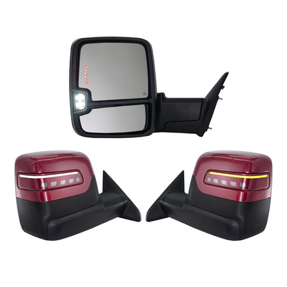 2023+ Style Ram Tow Mirrors | 2009-2018 Dodge Ram 1500