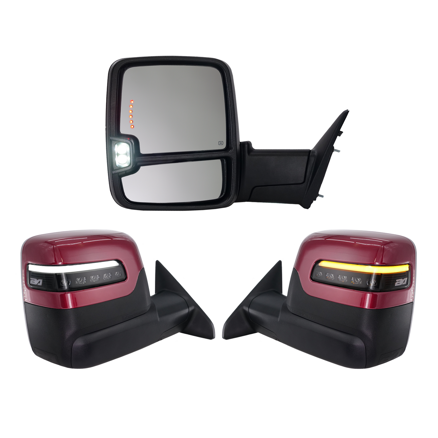 2023+ Style Ram Tow Mirrors | 2009-2018 Dodge Ram 1500