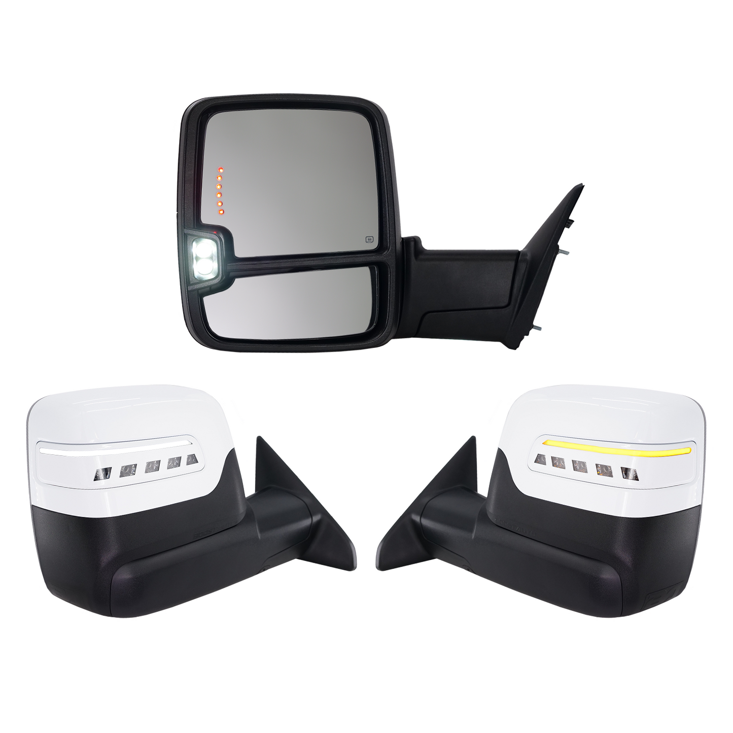 2023+ Style Ram Tow Mirrors | 2009-2018 Dodge Ram 1500