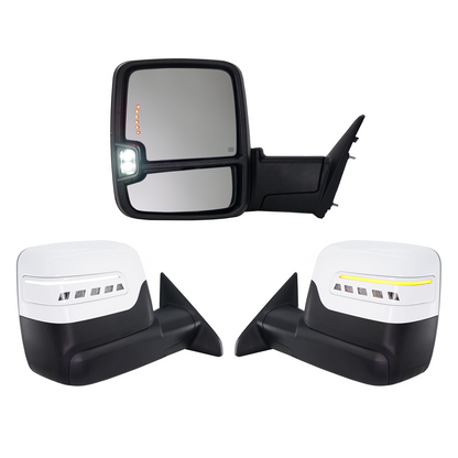 2023+ Style Ram Tow Mirrors | 2019-2024 Dodge Ram 1500