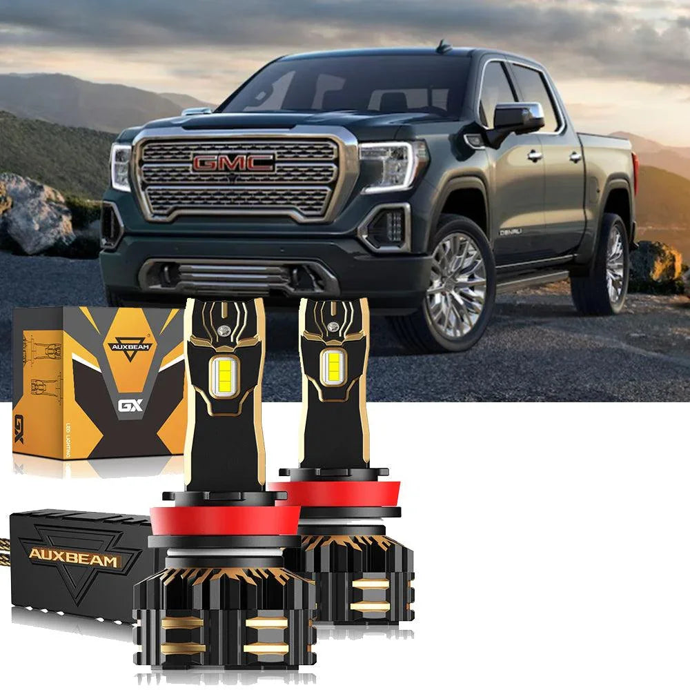 For 2008-2013 GMC Sierra 1500 9005 H11 LED Headlight Bulbs Bundle