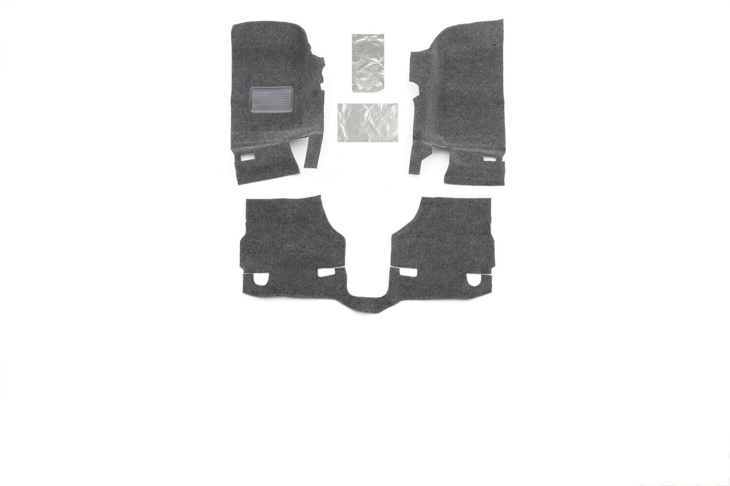 Guardian Comfort Jeep Liner Grey 11-17 Jeep Wrangler 2 Door Front Husky Liners