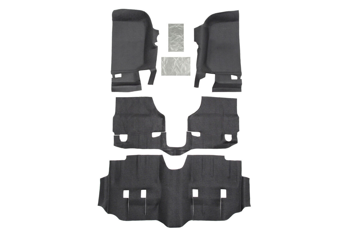 Guardian Impact Jeep Liner Grey 07-17 Jeep Wrangler Unlimited X 4 Door / Jeep Wrangler Unlimited Rubicon 4 Door and More Front Husky Liners