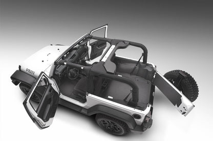 Guardian Impact Jeep Liner Grey 07-10 Jeep Wrangler 2 Door Rear Husky Liners