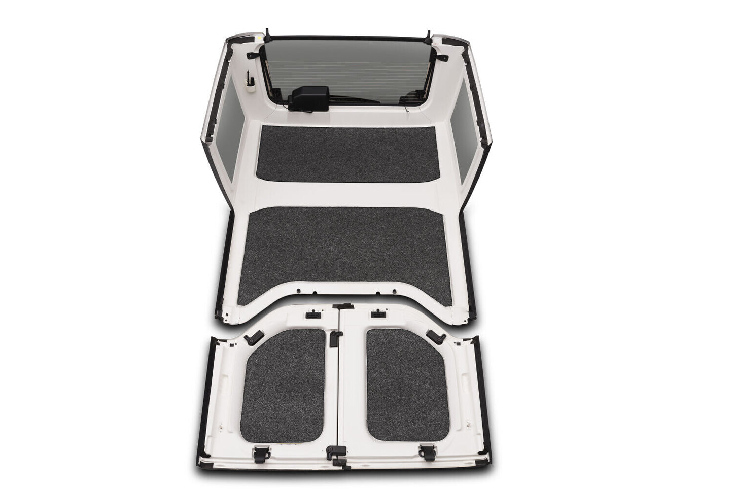 Guardian Comfort Jeep Liner Grey 18-26 Jeep Wrangler 2 Door Husky Liners