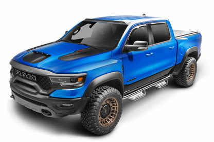Podium Step SS Cab Length (2 Steps per Side) 3 Inch Main Tube Diameter 2019-2025 (New Body Style) Ram 1500 Crew Cab Polished Stainless NFab