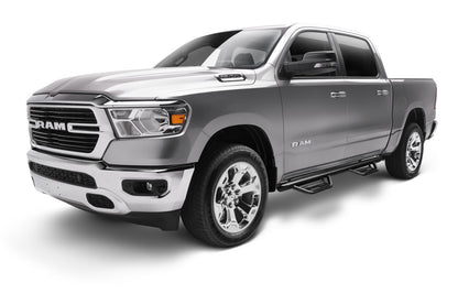 Podium Step LG Cab Length (2 Steps per Side) 3 Inch Main Tube Diameter 2019-2025 (New Body Style) Ram 1500 Crew Cab Textured Black NFab