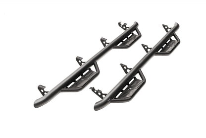 Podium Step LG Cab Length (2 Steps per Side) without Bed Access 3 Inch Main Tube Diameter 2019-2026 Ford Ranger SuperCrew Textured Black NFab