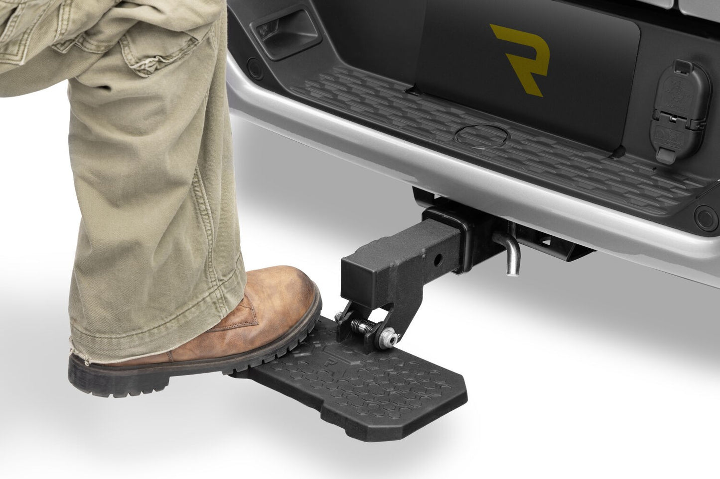 HS 20 Hitch Step Textured Black Go Rhino
