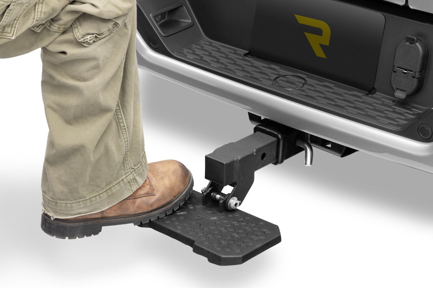 HS 20 Hitch Step Textured Black Go Rhino