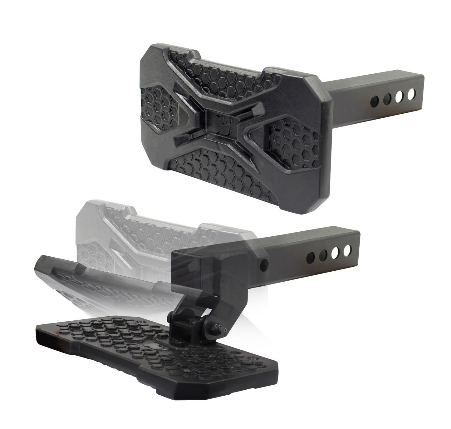 HS 20 Hitch Step Textured Black Go Rhino