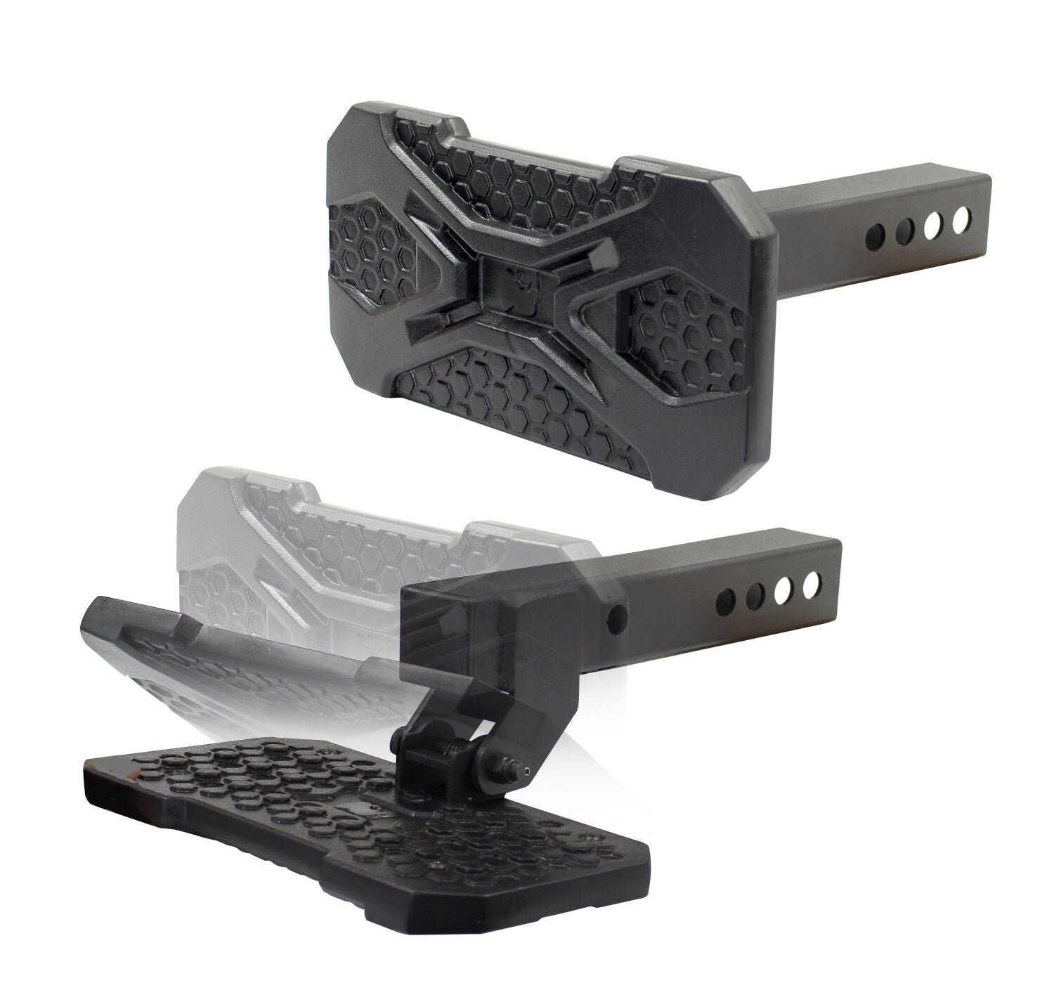 HS 20 Hitch Step Textured Black Go Rhino