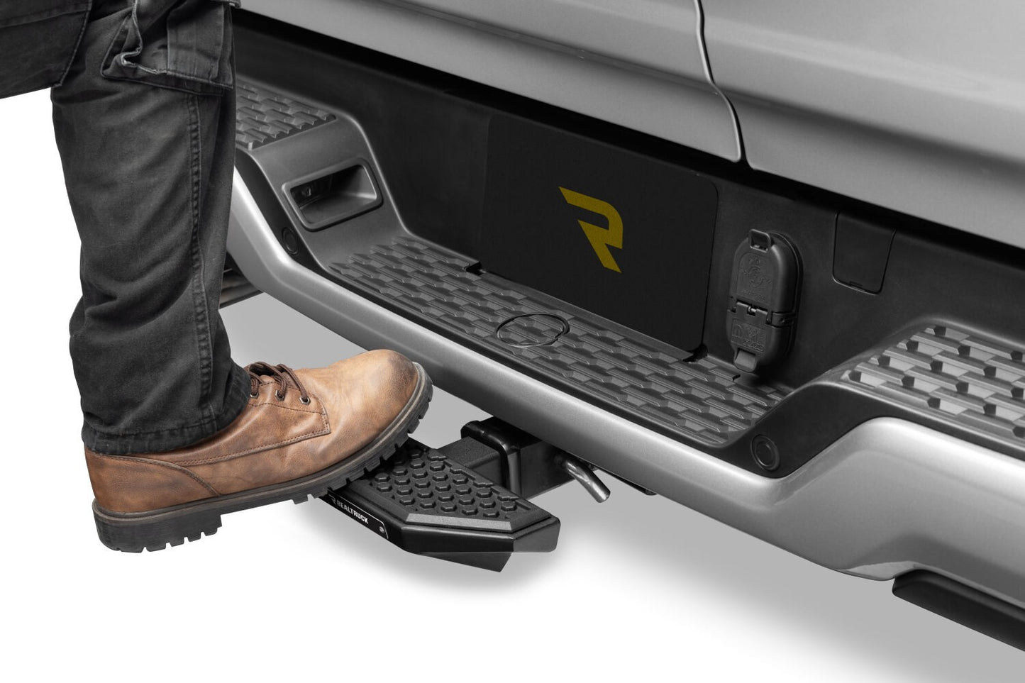 HS 30 Hitch Step Textured Black Go Rhino