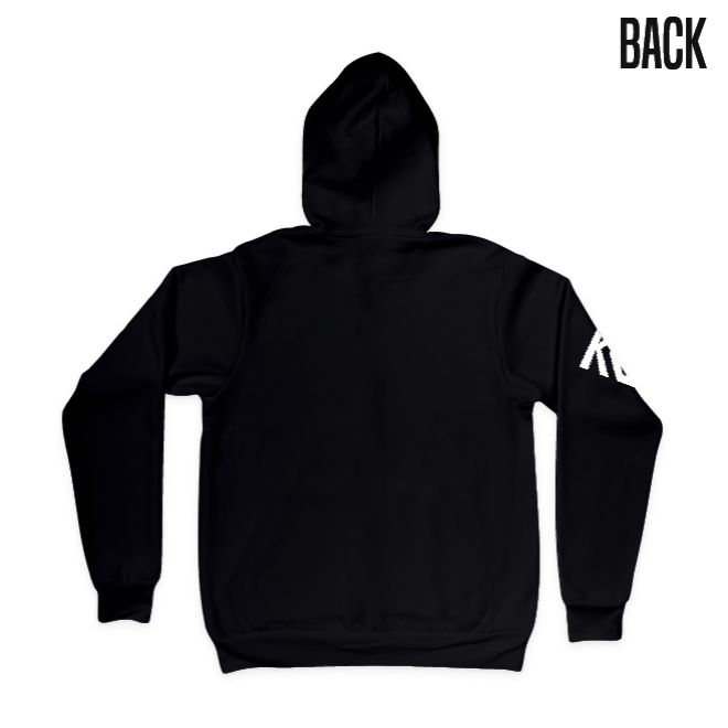 Textile Graphix "The Boss" Unisex, Right Sleeve Print - Zip Up Hoodie - view 2