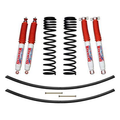 3 Inch Suspension Lift Kit 84-01 Cherokee XJ W/Front Dual Rate Long Travel Coil Springs Rear Add A Leafs Skyjacker