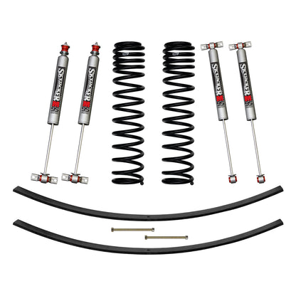 3 Inch Suspension Lift Kit 84-01 Cherokee XJ W/Front Dual Rate Long Travel Coil Springs Rear Add A Leafs Skyjacker