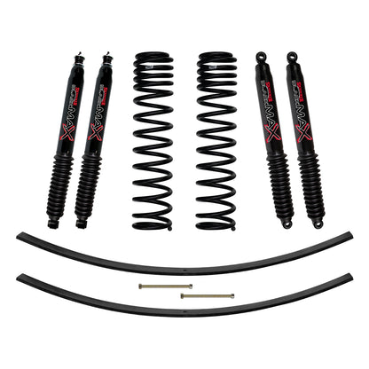 3 Inch Suspension Lift Kit 86-92 Comanche MJ W/Front Dual Rate Long Travel Coil Springs Rear Add A Leafs Skyjacker