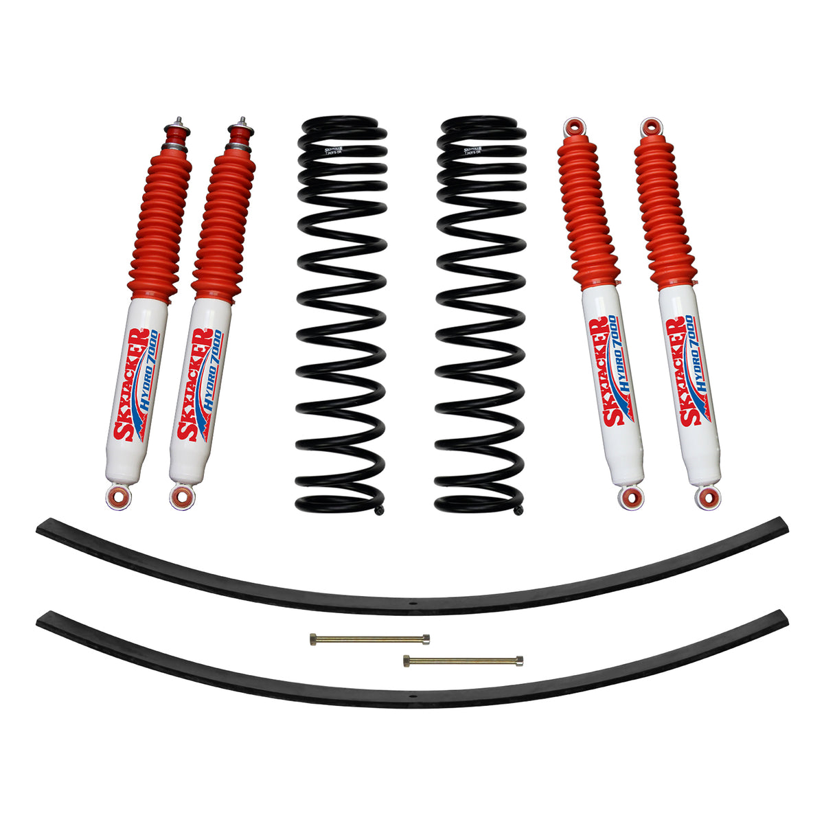 3 Inch Suspension Lift Kit 86-92 Comanche MJ W/Front Dual Rate Long Travel Coil Springs Rear Add A Leafs Skyjacker