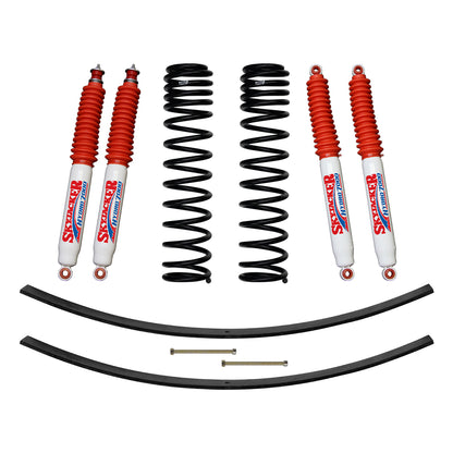 3 Inch Suspension Lift Kit 86-92 Comanche MJ W/Front Dual Rate Long Travel Coil Springs Rear Add A Leafs Skyjacker