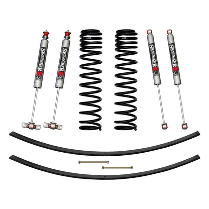 3 Inch Suspension Lift Kit 86-92 Comanche MJ W/Front Dual Rate Long Travel Coil Springs Rear Add A Leafs Skyjacker