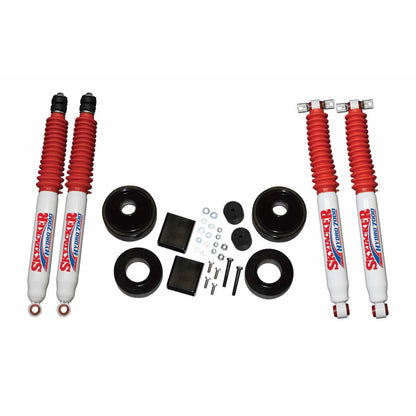 Jeep JK Lift Kit 2 Inch Lift 07-18 Wrangler JK Includes Front/Rear 2 Inch Polyurethane Coil Spring Spacers w/Bump Stop Spacers Skyjacker